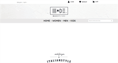 Desktop Screenshot of madeitstore.com
